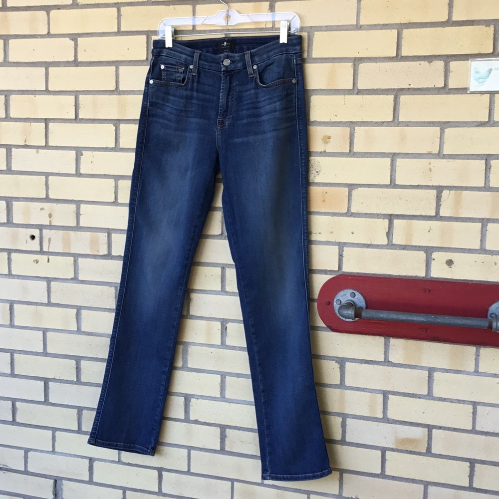 7 for All Mankind Slim 5 pocket Slim Jeans-size 30.